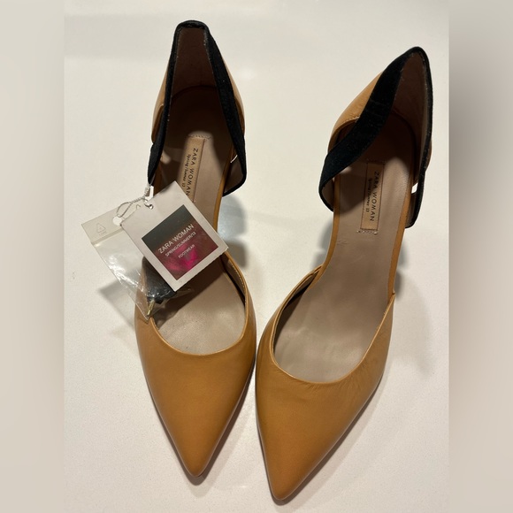 Zara Spring/Summer 2013 Nude Slip On Heels NWT Size 37 - Picture 6 of 8